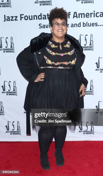 Musician Brittany Howard attends the16th Annual A Great Night In Harlem gala at The Apollo Theater on April 20, 2018 in New York City.