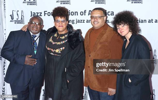 Musician Brittany Howard and family attend the16th Annual A Great Night In Harlem gala at The Apollo Theater on April 20, 2018 in New York City.