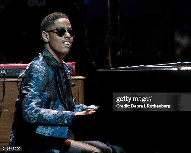 Matthew Whitaker performs at the 16th Annual A Great Night in Harlem Gala at The Apollo Theater on April 20, 2018 in New York City.