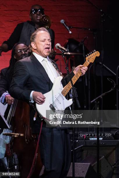 Jimmie Vaughan performs at the 16th Annual A Great Night in Harlem Gala at The Apollo Theater on April 20, 2018 in New York City.