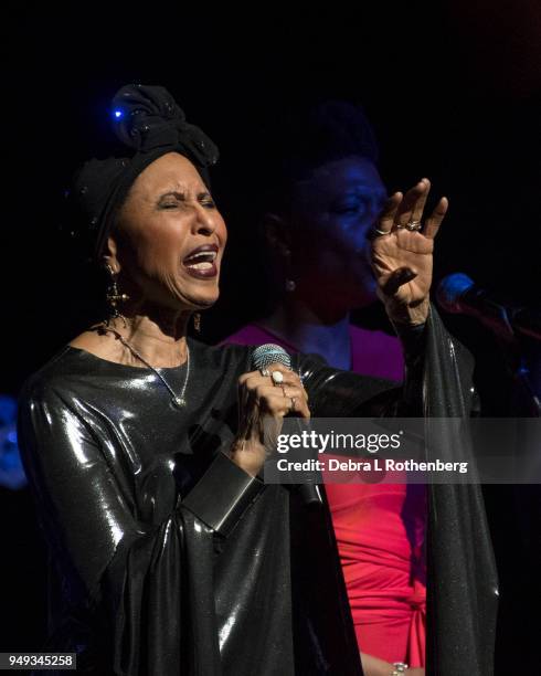 Nona Hendryx performs at the 16th Annual A Great Night in Harlem Gala at The Apollo Theater on April 20, 2018 in New York City.