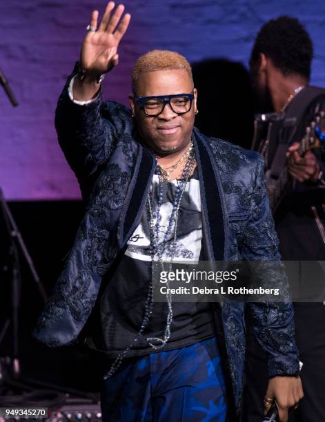 Musical Artist Davell Crawford performs at the 16th Annual A Great Night in Harlem Gala at The Apollo Theater on April 20, 2018 in New York City.