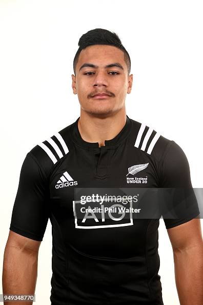 Rob Tanielu Tanielu Tele'a poses during a New Zealand U20 headshot session on ...