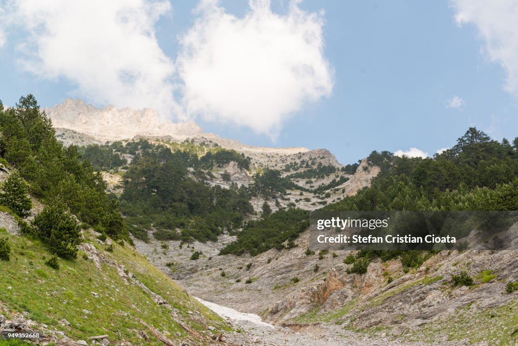 Enipeas gorge Mount Olympus Greece