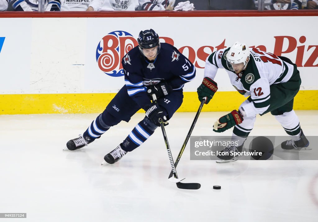 NHL: APR 20 Stanley Cup Playoffs First Round Game 5 - Wild at Jets