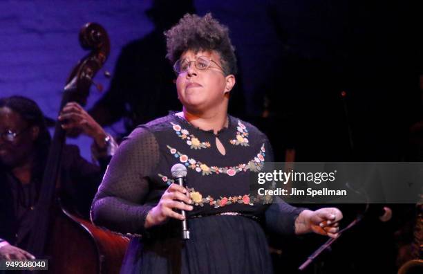 Musician Brittany Howard attends the 16th Annual A Great Night In Harlem Gala at The Apollo Theater on April 20, 2018 in New York City.