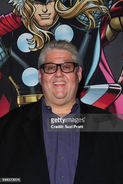 Executive Producer David Mandel poses for a photo at Museum of Pop Culture on April 20, 2018 in Seattle, Washington.