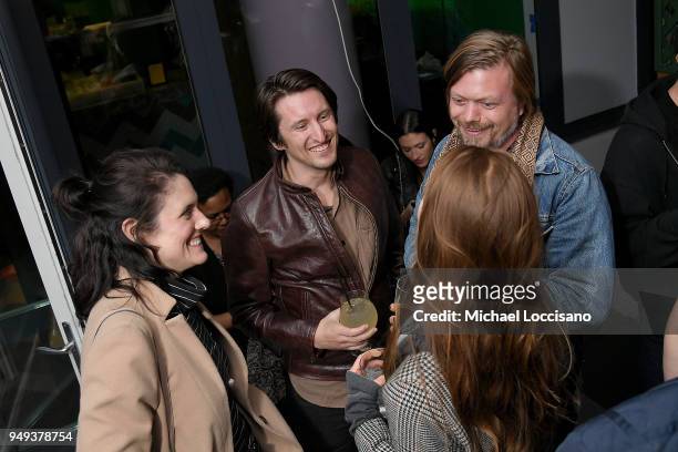 Editor Christopher Donlon attends the after party for "Duck Butter" during the 2018 Tribeca Film Festival at Bar Gonzo on April 20, 2018 in New York...