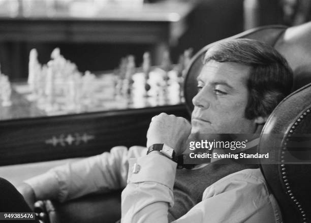 English actor Oliver Reed , UK, 3rd August 1977.
