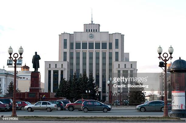 The government headquarters of the Republic of Tarstan sit in Kazan, the Republic of Tarstan, Russia, on Wednesday, April 8, 2009. Russian industrial...