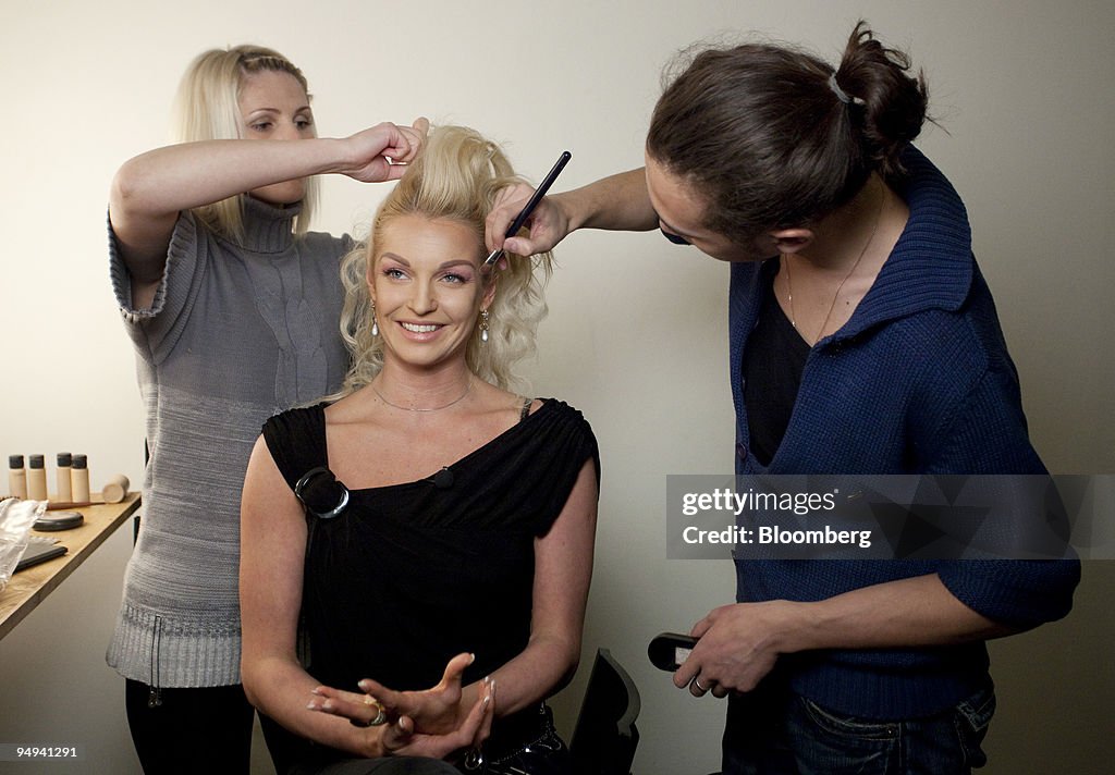 Anastasia Volochkova, the Russian ballerina and former candi
