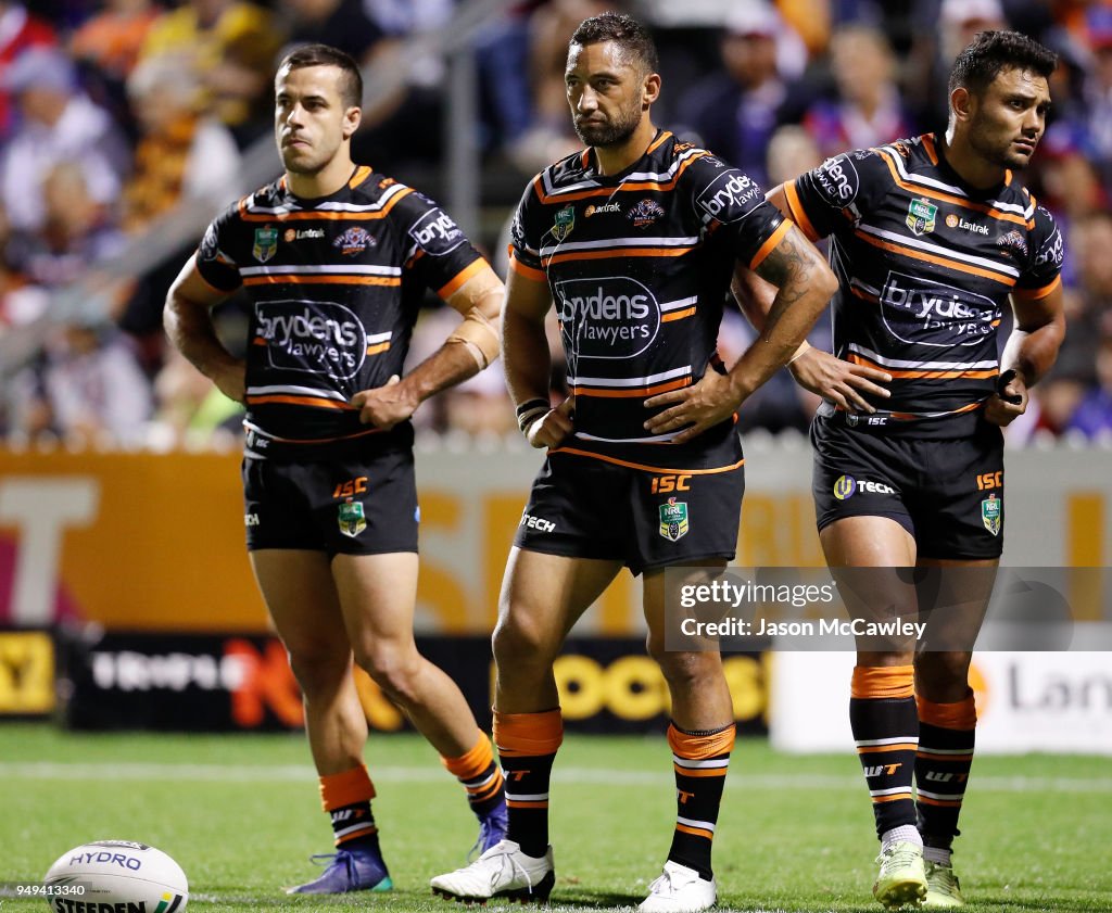 NRL Rd 7 - Tigers v Knights
