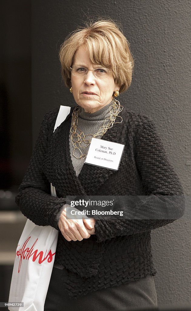 Mary Sue Coleman, president of the University of Michigan an