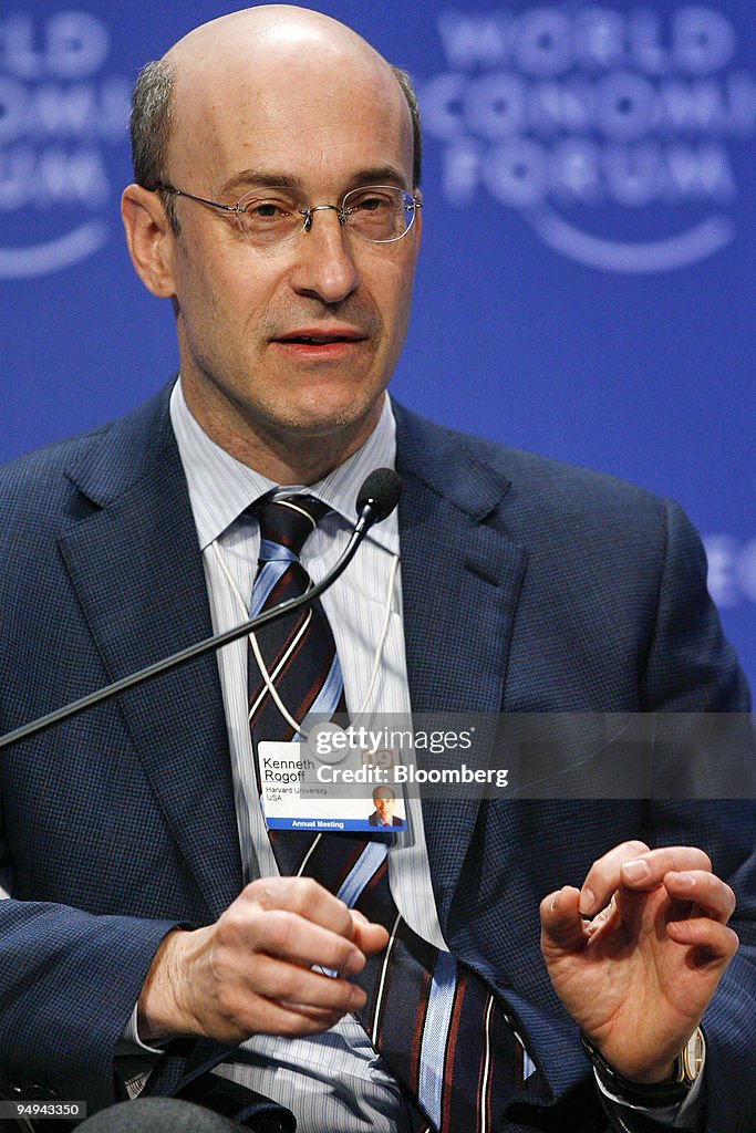 Kenneth Rogg Kenneth Rogoff, a professor at Harvard University, speaks during a ...