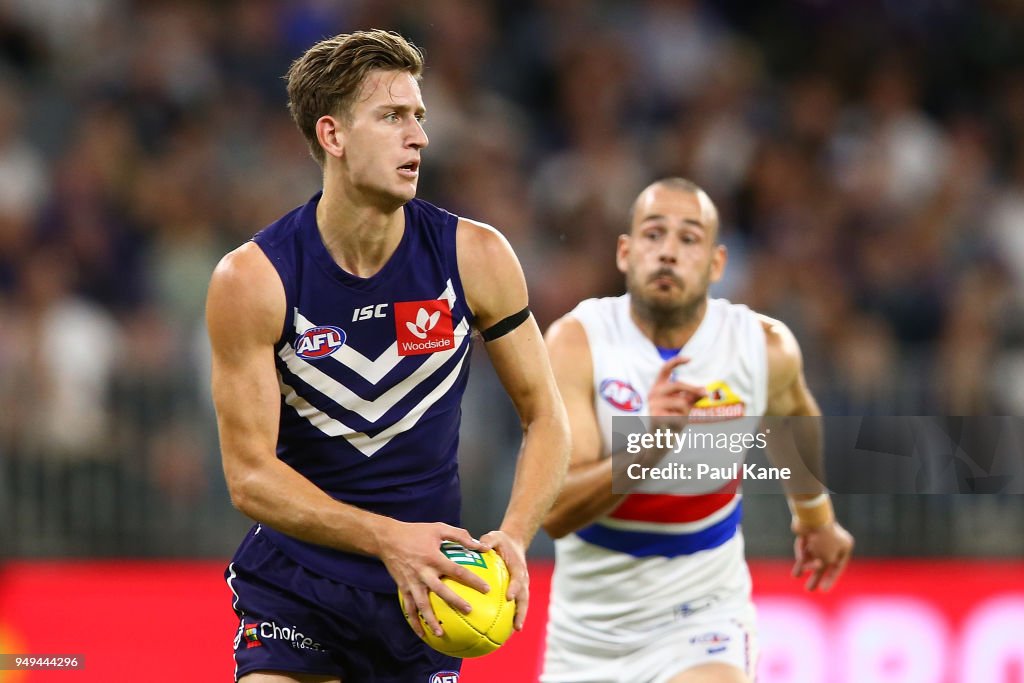 AFL Rd 5 - Fremantle v Western Bulldogs