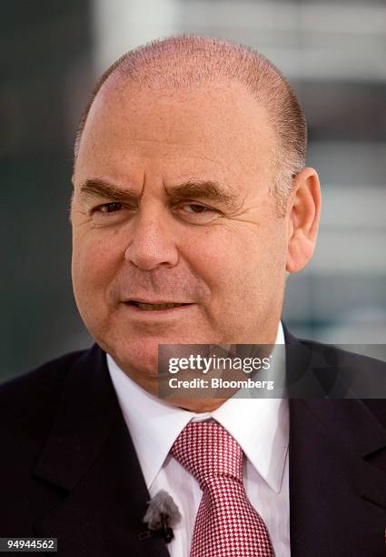 Eitan Wertheimer, chairman of Iscar Metalworking Cos., a subsidiary of Berkshire Hathaway Inc., speaks during a television interview in Omaha,...