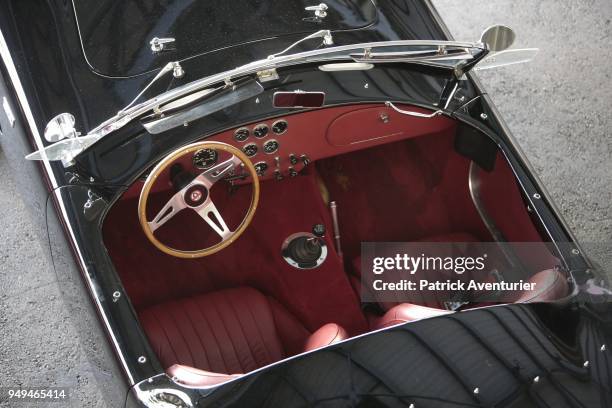 The supercar Shelby is displayed during the opening day of the Top Marques Monaco at the Grimaldi Forumon April 21, 2018 in Monte-Carlo, Monaco.The...