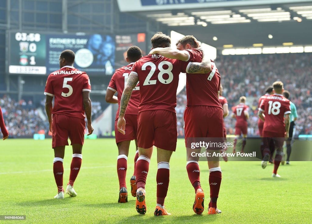 West Bromwich Albion v Liverpool - Premier League