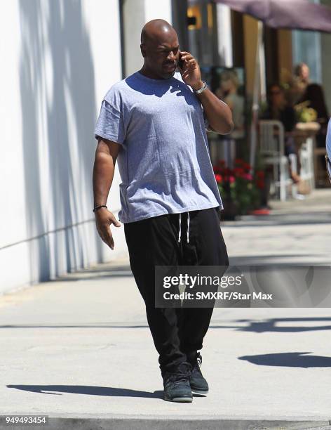 Corey Gamble is seen on April 20, 2018 in Los Angeles, CA.