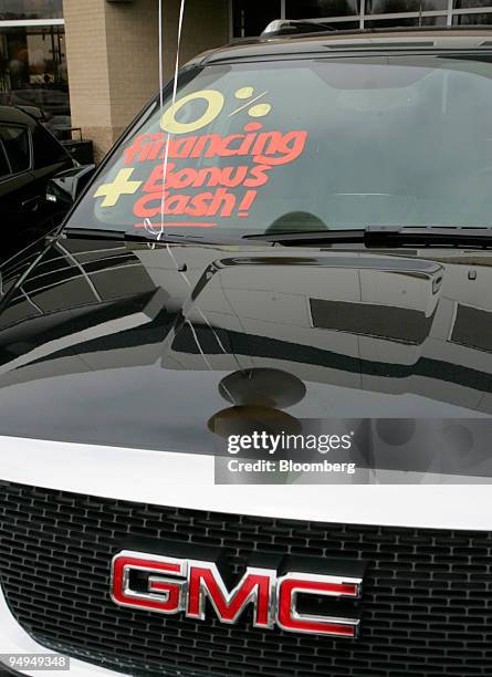 Acardia sits on the lot at Fresard Buick, Pontiac and GMC in Ferndale, Michigan, U.S., on Thursday, March 26, 2009. General Motors Corp. Said 7,500...