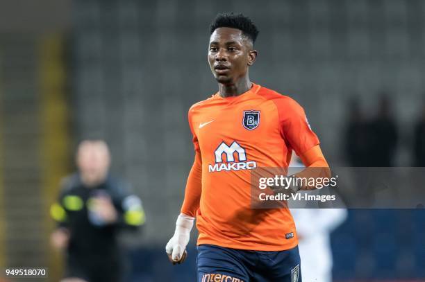 Eljero George Rinaldo Elia of Istanbul Medipol Basaksehir FK during the Turkish Spor Toto Super Lig football match between Medipol Basaksehir FK and...