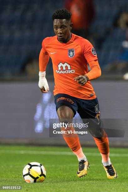 Eljero George Rinaldo Elia of Istanbul Medipol Basaksehir FK during the Turkish Spor Toto Super Lig football match between Medipol Basaksehir FK and...