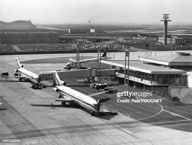 Aéroport de Roissy-Charles-de-Gaulle à Roissy-en-France, France.