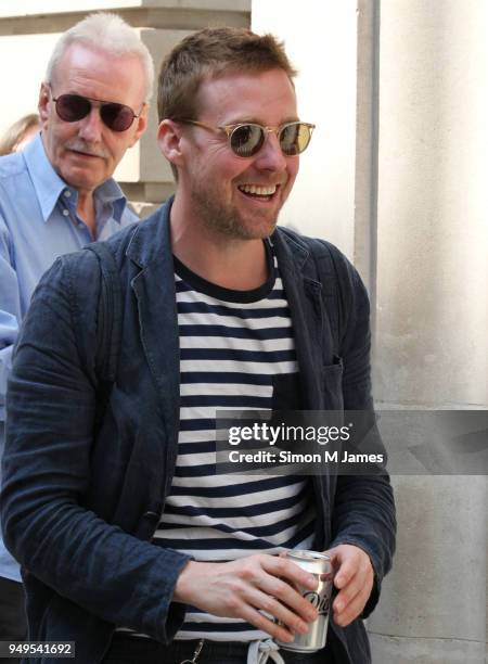 Ricky Wilson seen at the BBC on April 21, 2018 in London, England.