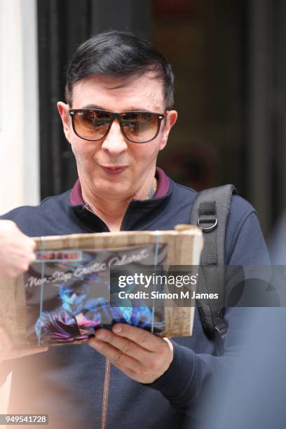 Marc Almond seen at the BBC on April 21, 2018 in London, England.