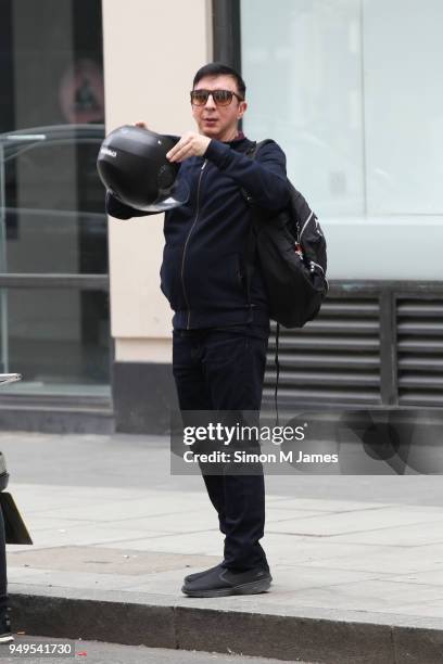 Marc Almond seen at the BBC on April 21, 2018 in London, England.