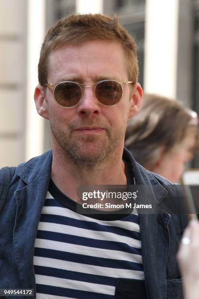 Ricky Wilson seen at the BBC on April 21, 2018 in London, England.