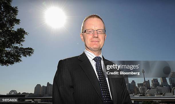 Philip Lowe, assistant governor of financial systems at the Reserve Bank of Australia, poses for a photograph after speaking at the 14th annual Cards...
