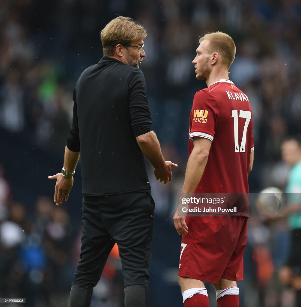 West Bromwich Albion v Liverpool - Premier League