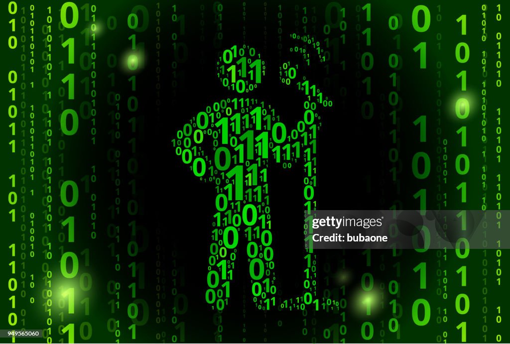 Speech Binary Code Vector Pattern Background