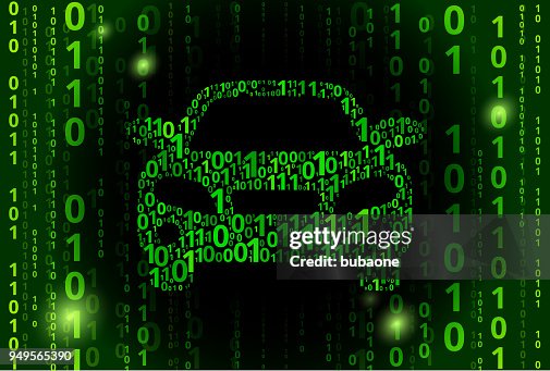 Car Binary Code Vector Pattern Background High-Res Vector Graphic ...