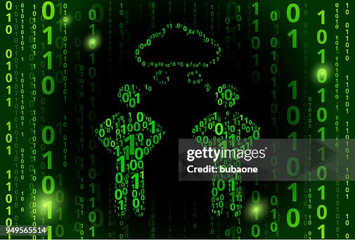 Though Bubble Binary Code Vector Pattern Background Though Bubble Binary Code Vector Pattern Background