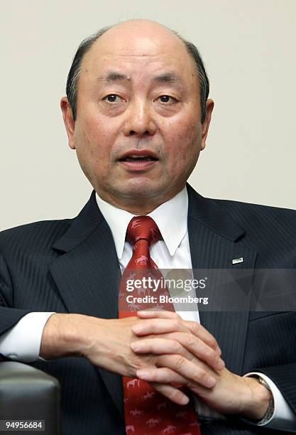 Yukio Yanase, president and chief operating officer of Orix Corp., speaks during an interview in Tokyo, Japan, on Wednesday, April 1, 2009. Orix...