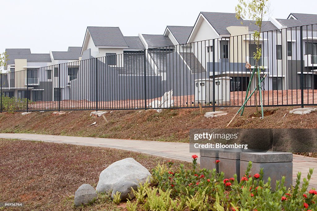 Residential housing stands in PT Bumi Serpong Damai's BSD Ci