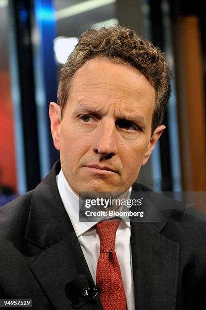 Tim Geithner 238 Treasury Secretary Timothy Geithner Interview Stock Photos, High ...