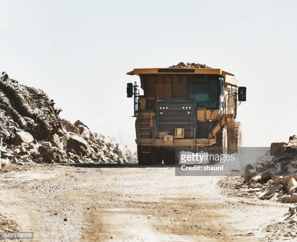 dump truck - surface mining stock pictures, royalty-free photos & images