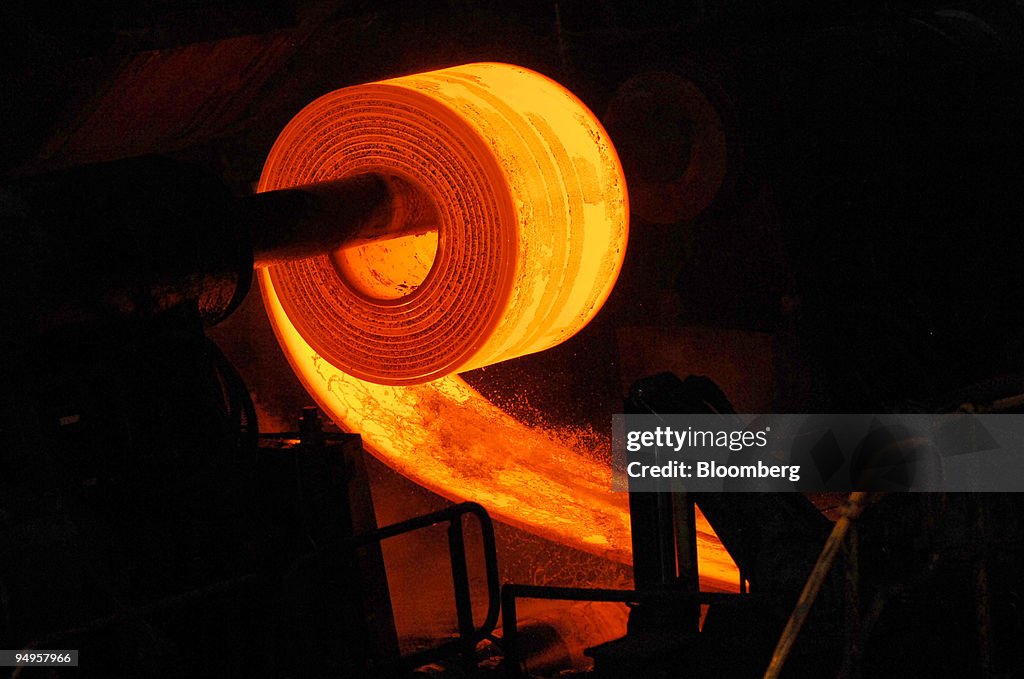 Hot roll coils are formed in the Hot Strip Mill during the m