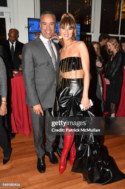 Maurice Dubois and Radmila Lolly attend Opera and Couture - Radmila Lolly at Carnegie Hall on April 20, 2018 in New York City.