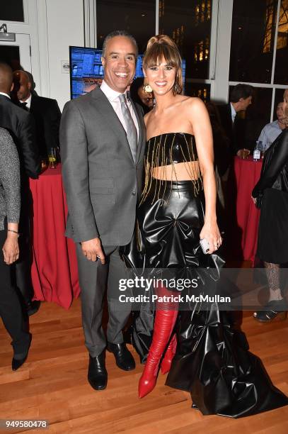 Maurice Dubois and Radmila Lolly attend Opera and Couture - Radmila Lolly at Carnegie Hall on April 20, 2018 in New York City.