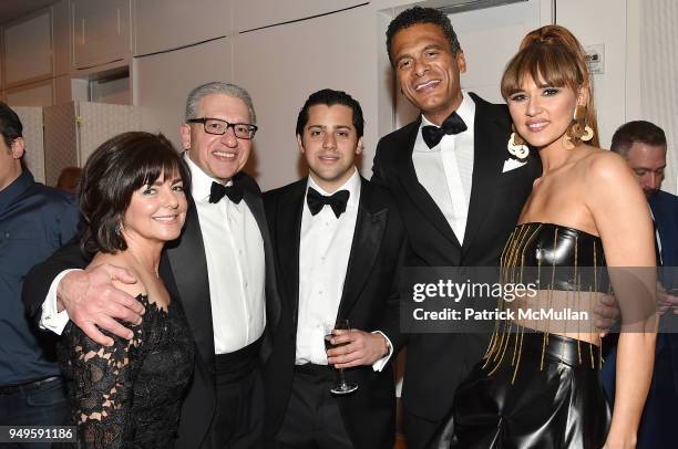 Ann D'Amelio, Frank D'Amelio, Joe D'Amelio, John Utendahl and Radmila Lolly attend Opera and Couture - Radmila Lolly at Carnegie Hall on April 20,...