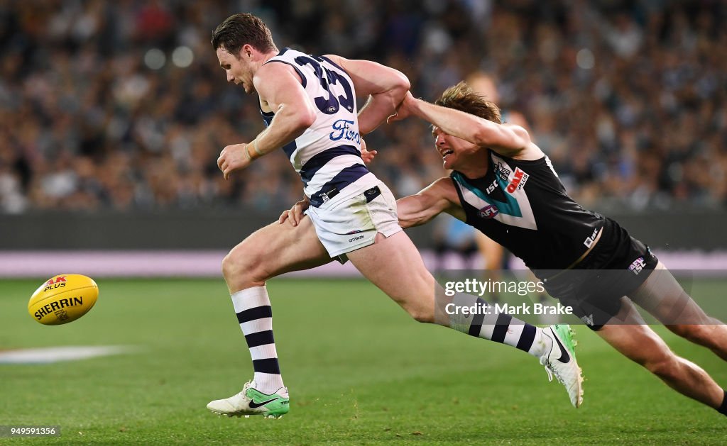 AFL Rd 5 - Port Adelaide v Geelong
