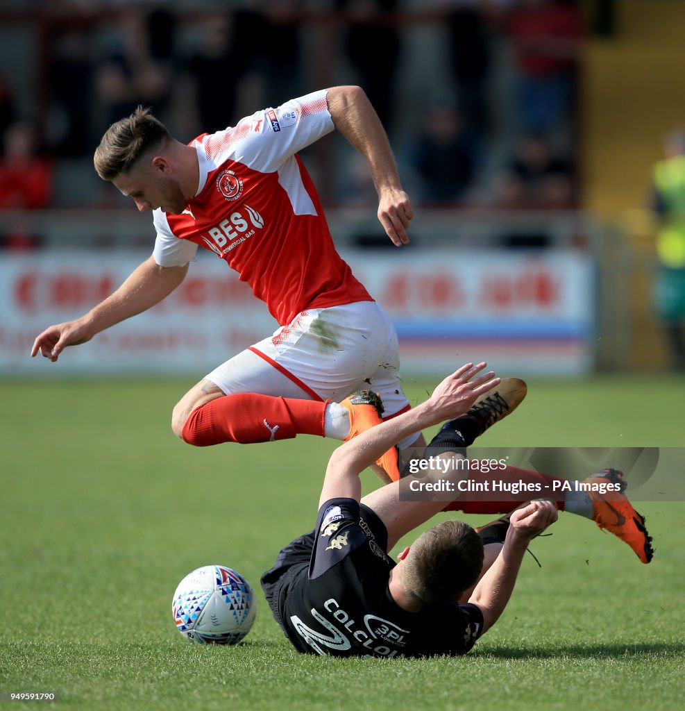 Fleetwood Town v Wigan Athletic - Sky Bet League One - Highbury Stadium