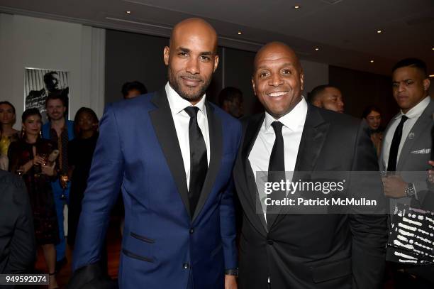 Boris Kodjoe and Guest attend Opera and Couture - Radmila Lolly at Carnegie Hall on April 20, 2018 in New York City.