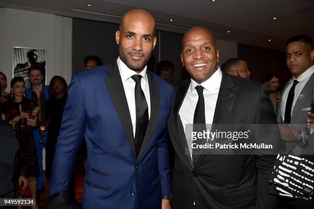 Boris Kodjoe and Guest attend Opera and Couture - Radmila Lolly at Carnegie Hall on April 20, 2018 in New York City.
