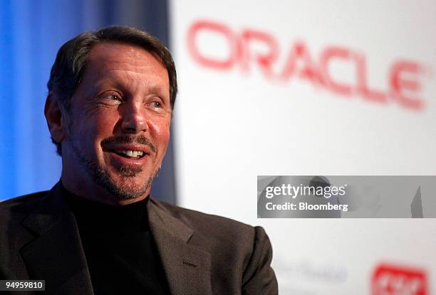 Larry Rosen Oracle Chief Executive Of Oracle Corporation Photos and Premium High Res ...