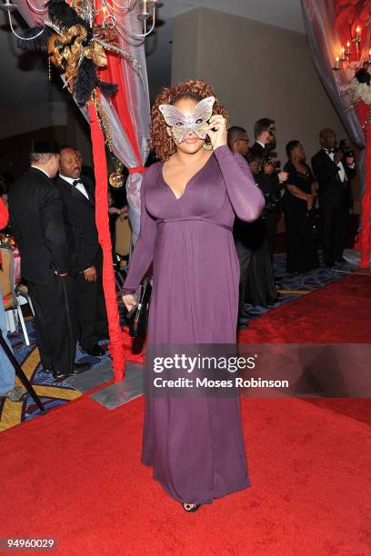 Actress Kim Coles attend the 26th anniversary UNCF Mayor's Masked Ball at Atlanta Marriot Marquis on December 19, 2009 in Atlanta, Georgia.